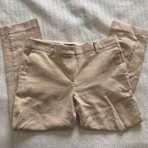 Loft Tan Dress Pants, Cropped
